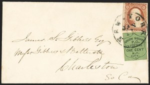 Sale 1144, Lot 190, 1851-56 Postal History: Carriers & Locals