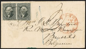 Sale 1144, Lot 237, 1851-56 Postal History: Foreign Mail