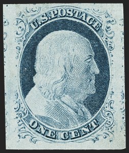 Sale Number 1144, Lot Number 38, 1c 1851-56 Issue, Type IV (Scott 9)