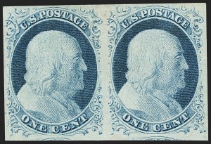 Sale 1144, Lot 40, 1c 1851-56 Issue, Type IV (Scott 9)