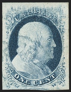 Sale 1144, Lot 46, 1c 1851-56 Issue, Type IV (Scott 9)