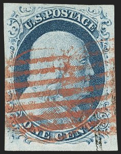 Sale 1144, Lot 47, 1c 1851-56 Issue, Type IV (Scott 9)