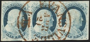 Sale 1144, Lot 50, 1c 1851-56 Issue, Type IV (Scott 9)