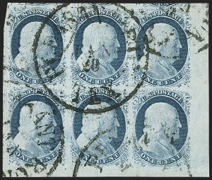 Sale 1144, Lot 53, 1c 1851-56 Issue, Type IV (Scott 9)