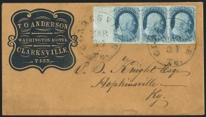 Sale 1144, Lot 56, 1c 1851-56 Issue, Type IV (Scott 9)