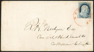 Sale 1144, Lot 59, 1c 1851-56 Issue, Type IV (Scott 9)