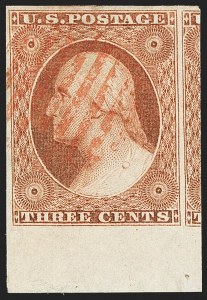 Sale 1144, Lot 66, 3c 1851-56 Issue, Orange Brown (Scott 10-10A)