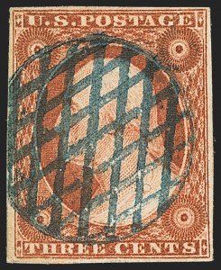 Sale 1144, Lot 67, 3c 1851-56 Issue, Orange Brown (Scott 10-10A)