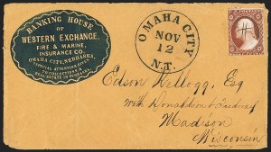 Sale 1144, Lot 80, 3c 1851-56 Issue, Orange Brown (Scott 10-10A)