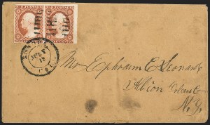 Sale 1144, Lot 81, 3c 1851-56 Issue, Orange Brown (Scott 10-10A)