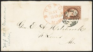 Sale 1144, Lot 91, 3c 1851-56 Issue, Dull Red & Shades (Scott 11-11A)
