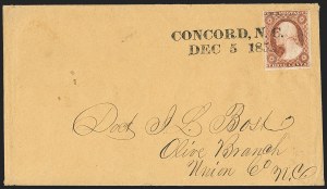 Sale 1144, Lot 99, 3c 1851-56 Issue, Dull Red & Shades (Scott 11-11A)