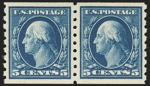 Sale 1145, Lot 458, Washington-Franklin and Later Issues