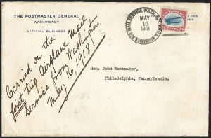 Sale 1147, Lot 7, First Flight Covers