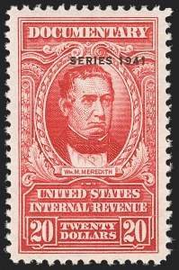Sale 1149, Lot 233, Red Documentary Issues up to Series 1952