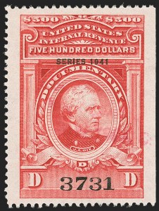 Sale 1149, Lot 235, Red Documentary Issues up to Series 1952