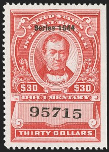 Sale 1149, Lot 244, Red Documentary Issues up to Series 1952