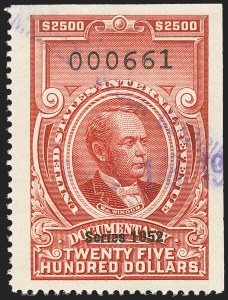 Sale 1149, Lot 255, Red Documentary Issues up to Series 1952