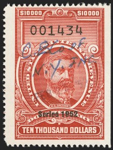 Sale 1149, Lot 257, Red Documentary Issues up to Series 1952