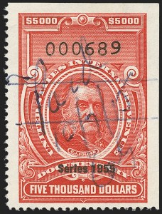 Sale 1149, Lot 268, Red Documentary Issues: Series 1953-1958, Balance
