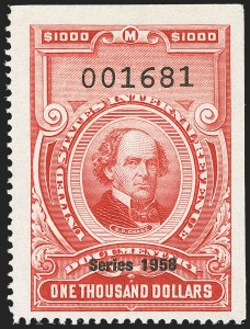 Sale 1149, Lot 281, Red Documentary Issues: Series 1953-1958, Balance