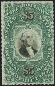 Sale 1149, Lot 289, Proprietary - Violet and Green Papers