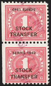 Sale 1149, Lot 313, Stock Transfer