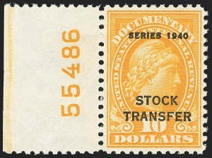 Sale 1149, Lot 315, Stock Transfer