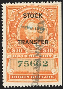 Sale 1149, Lot 317, Stock Transfer