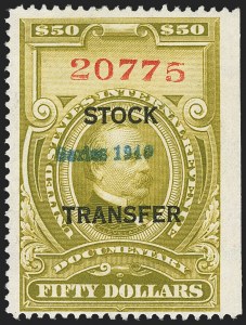 Sale 1149, Lot 318, Stock Transfer