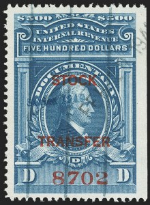 Sale 1149, Lot 321, Stock Transfer