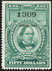 Sale 1149, Lot 333, Green Stock Transfer: 1940-1942 Ovpts.