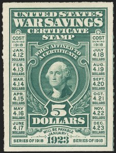 Sale 1149, Lot 420, War Savings