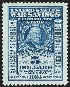 Sale 1149, Lot 421, War Savings