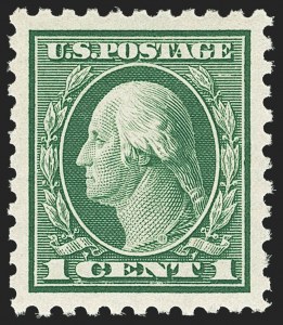 Sale 1150, Lot 1048, 1912-14 Washington-Franklin Issue (Scott 405-459)