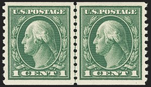 Sale 1150, Lot 1054, 1912-14 Washington-Franklin Issue (Scott 405-459)