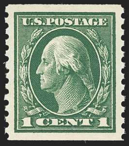 Sale 1150, Lot 1055, 1912-14 Washington-Franklin Issue (Scott 405-459)