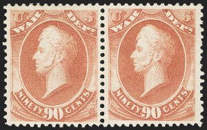 Sale 1150, Lot 1216A, Officials: Treasury thru War