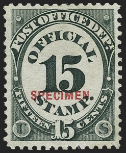 Sale 1150, Lot 1229, Officials: Special Printings