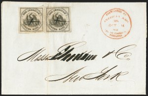 Sale 1150, Lot 1312, Local Posts and Independent Mails: American Letter thru Penny Express Co.