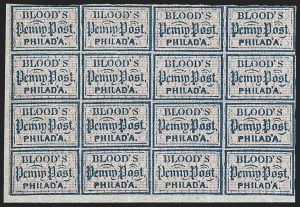 Sale 1150, Lot 1313, Local Posts and Independent Mails: American Letter thru Penny Express Co.