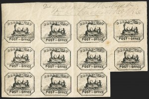 Sale 1150, Lot 1315, Local Posts and Independent Mails: American Letter thru Penny Express Co.