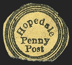Sale 1150, Lot 1321, Local Posts and Independent Mails: American Letter thru Penny Express Co.