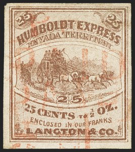 Sale 1150, Lot 1322, Local Posts and Independent Mails: American Letter thru Penny Express Co.