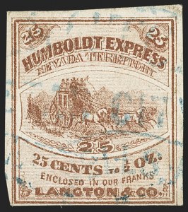 Sale 1150, Lot 1323, Local Posts and Independent Mails: American Letter thru Penny Express Co.