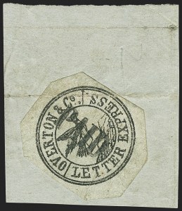 Sale 1150, Lot 1326, Local Posts and Independent Mails: American Letter thru Penny Express Co.