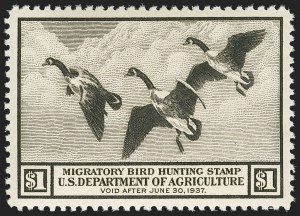 Sale Number 1150, Lot Number 1355, Hunting Permits