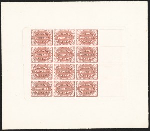 Sale 1150, Lot 503, Postmasters Provisionals
