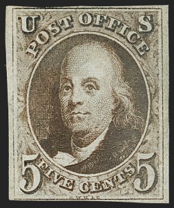 Sale 1150, Lot 514, 1847 Issue (Scott 1-2)