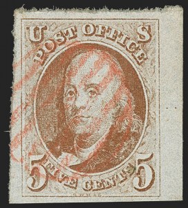 Sale 1150, Lot 516, 1847 Issue (Scott 1-2)